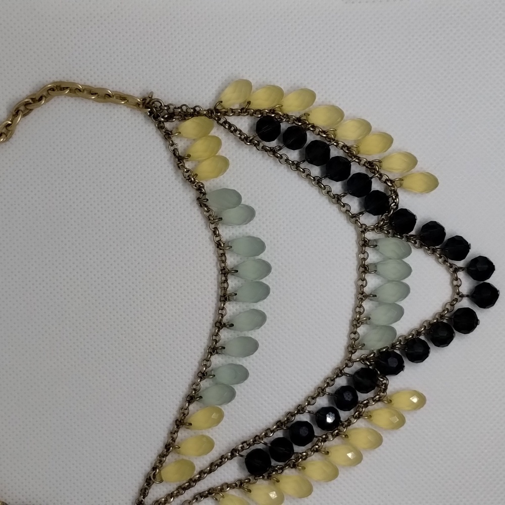 Multicolored statement necklace